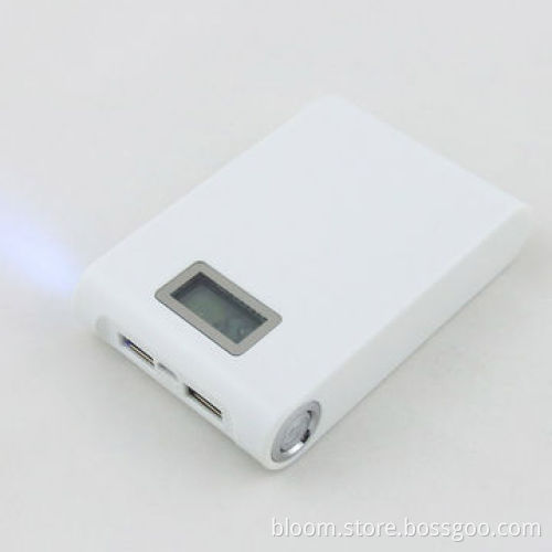 1,200mAh LED Power Bank for iPhone with LED Torch, White/BlackNew